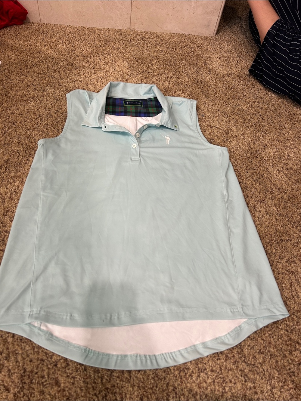 William Murray golf polo tank